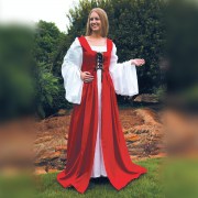 Fair Maiden Dress-Red. Windlass
